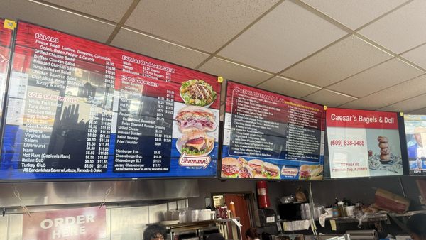 Caesar’s Bagels & Deli menu 5
