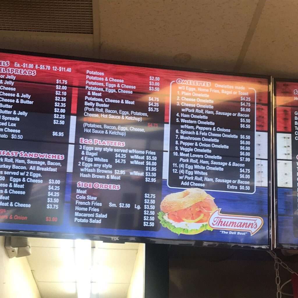 Caesar’s Bagels & Deli menu 2